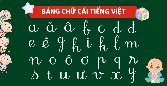 bảng chữ cái tiếng việt