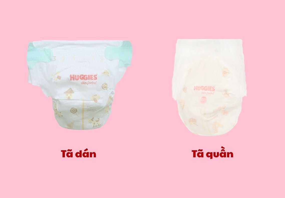 Nên dùng tã dán hay bỉm quần cho trẻ sơ sinh?