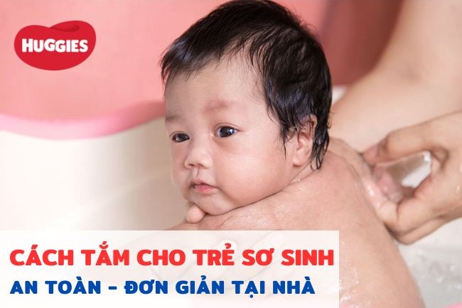 Cách tắm cho bé