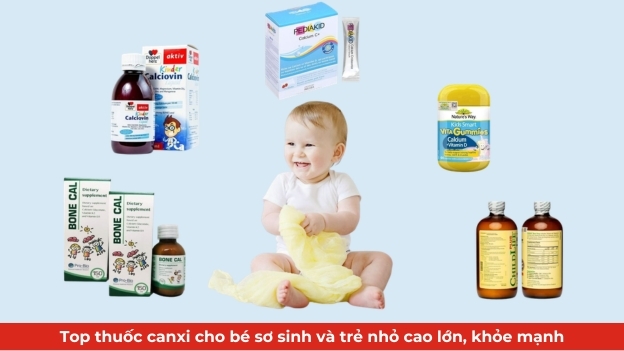 Bổ sung canxi cho trẻ sơ sinh và trẻ nhỏ