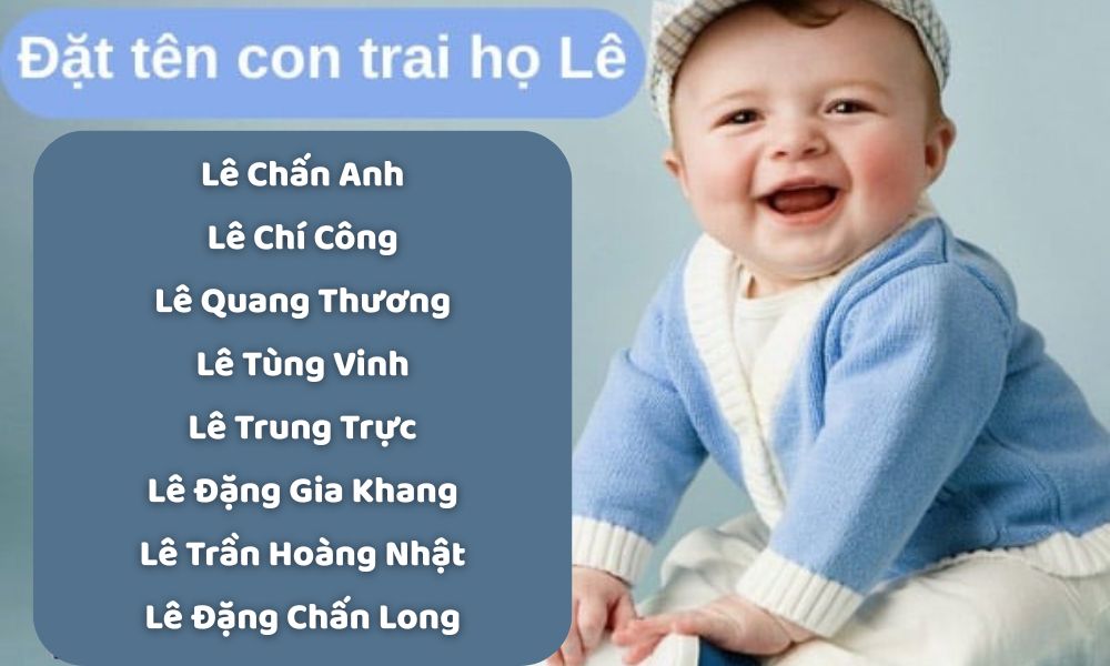 Đặt tên con trai 2024 hay bằng tiếng Anh