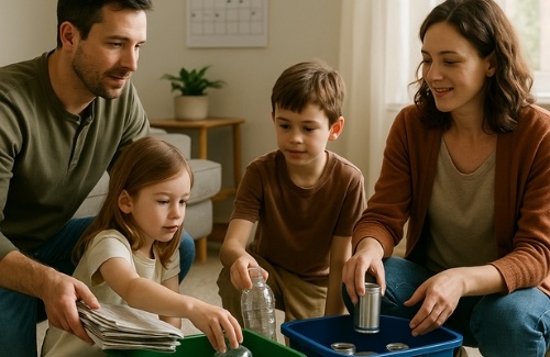 Hướng dẫn trẻ phân loại rác để hình thành thói quen tốt