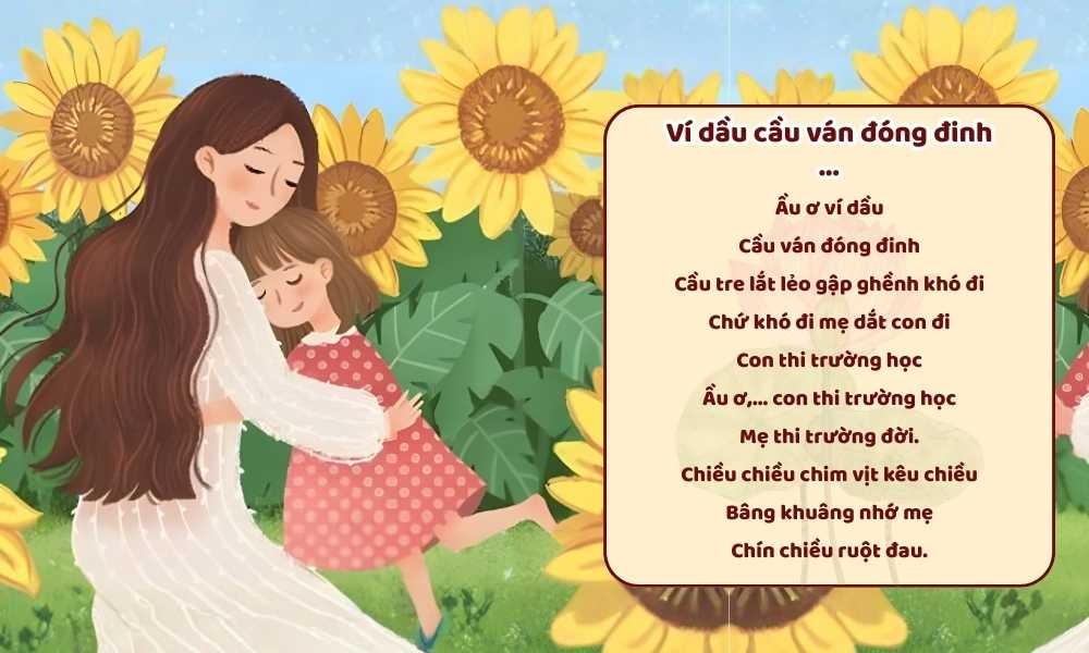 Hát ru Ví dầu cầu ván đóng đinh cho bé ngủ ngon 