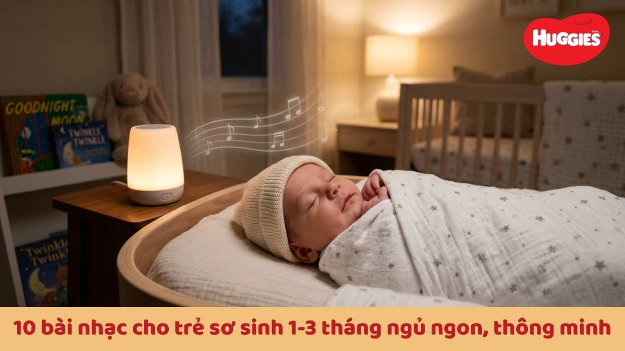 chọn nhạc cho trẻ sơ sinh giúp bé ngủ ngon