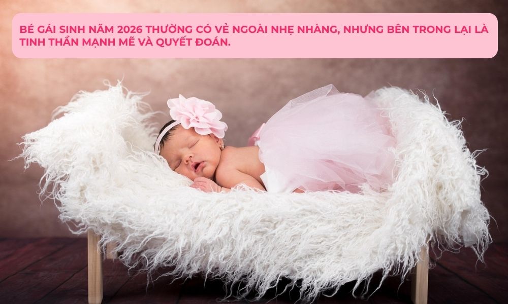 bé gái sinh năm 2026