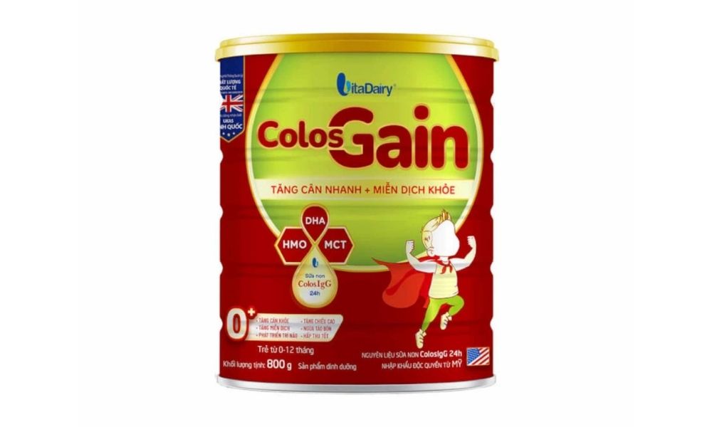 Sữa non cho trẻ sơ sinh Colos Gain