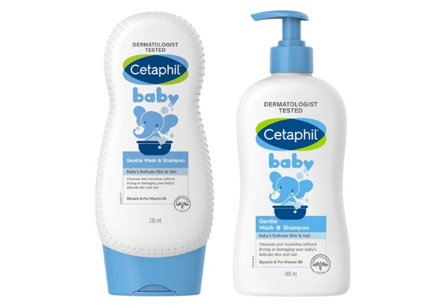 Sữa tắm gội cho trẻ sơ sinh Cetaphil Baby