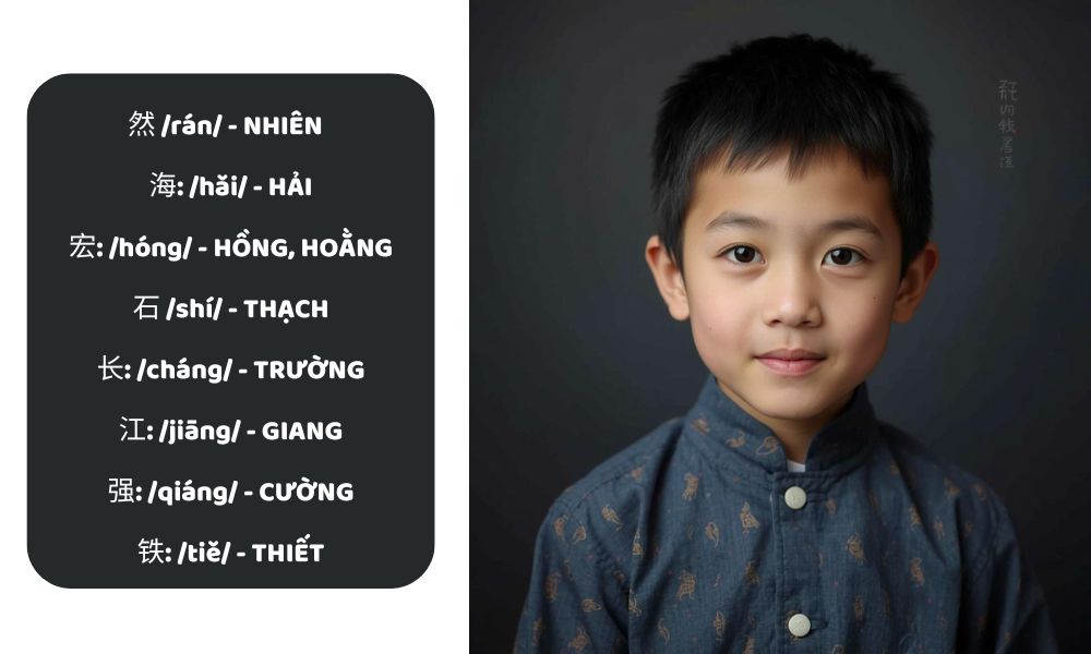 Cách đặt tên tiếng Trung cho bé trai nhiều ý nghĩa