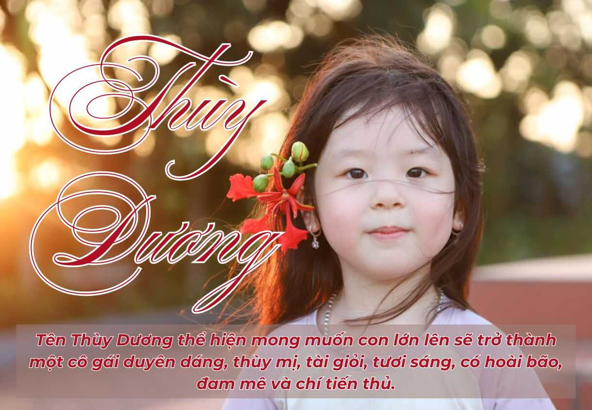 Ý nghĩa tên Thùy Dương