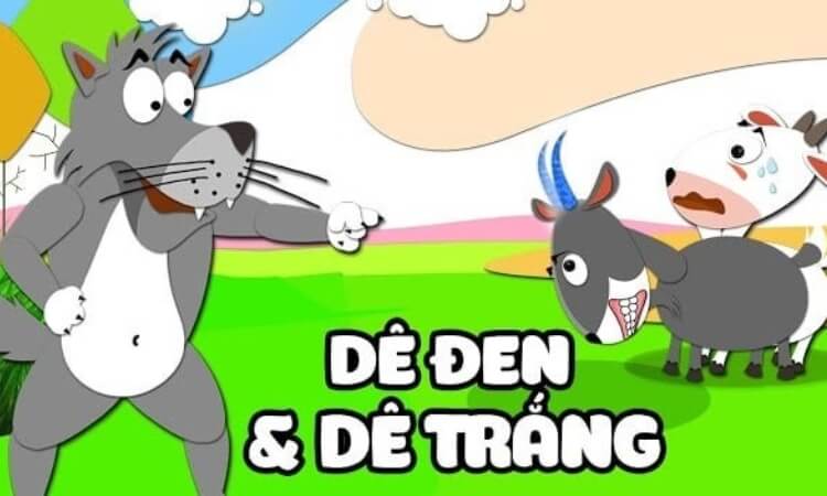 Sách kể chuyện cho bé: Dê đen và dê trắng