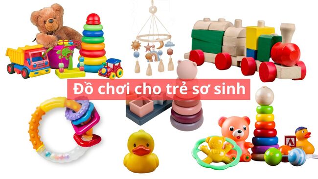 chọn đồ chơi cho trẻ sơ sinh