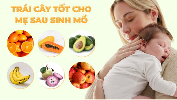 trái cây tốt cho mẹ sau sinh mổ thumb