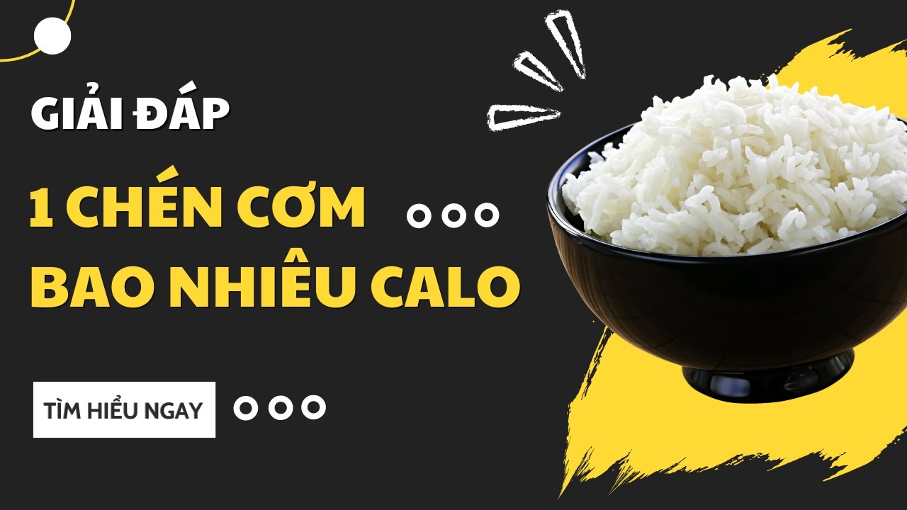 Giải đáp 1 chén cơm bao nhiêu calo