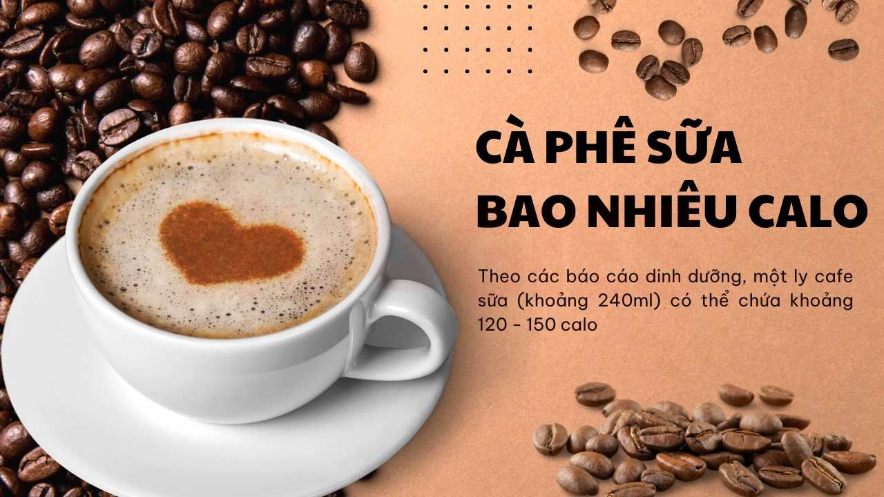 1 ly cà phê sữa bao nhiêu calo