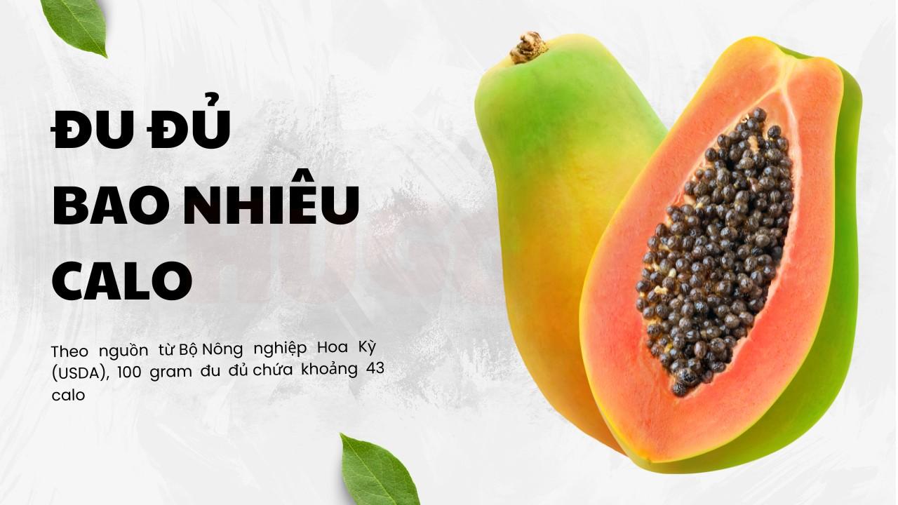 Giải đáp đu đủ bao nhiêu calo