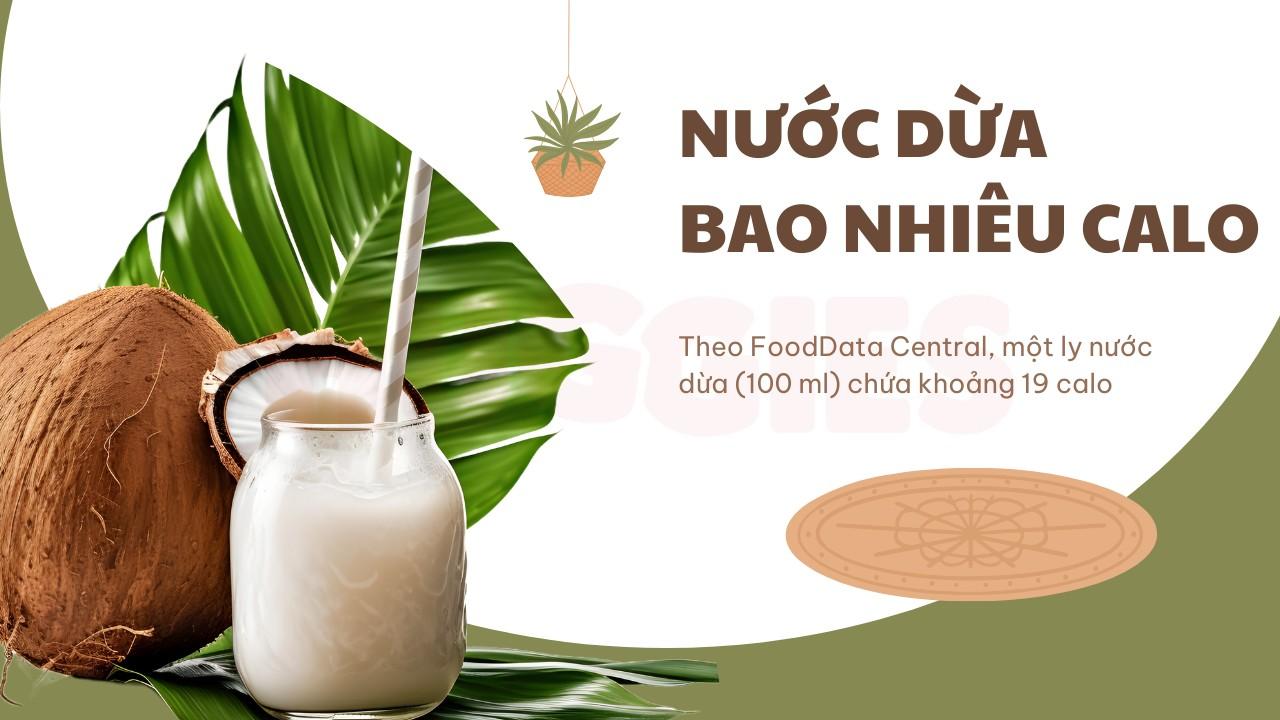 Tìm hiểu nước dừa bao nhiêu calo