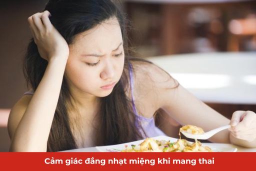 cảm giác đắng nhạt miệng khi mang thai
