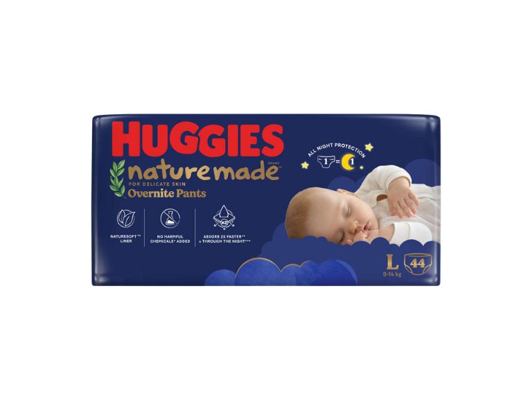 Tã quần Huggies Naturemade Overnite siêu thẩm thấu