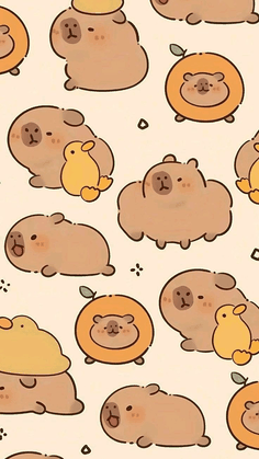 Hình nền Capybara dễ thương 8
