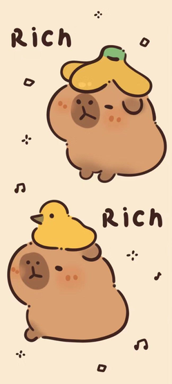 Hình nền Capybara dễ thương 9