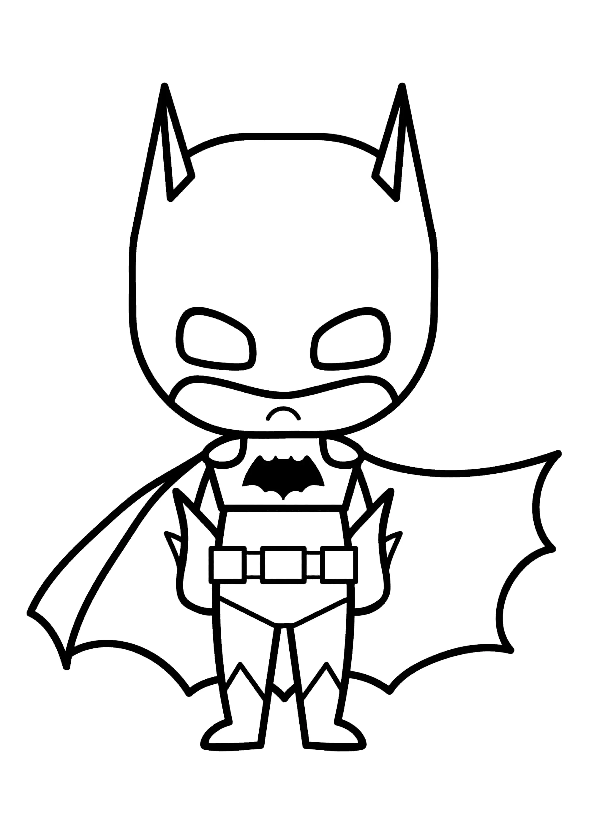tranh tô màu siêu nhân batman 3