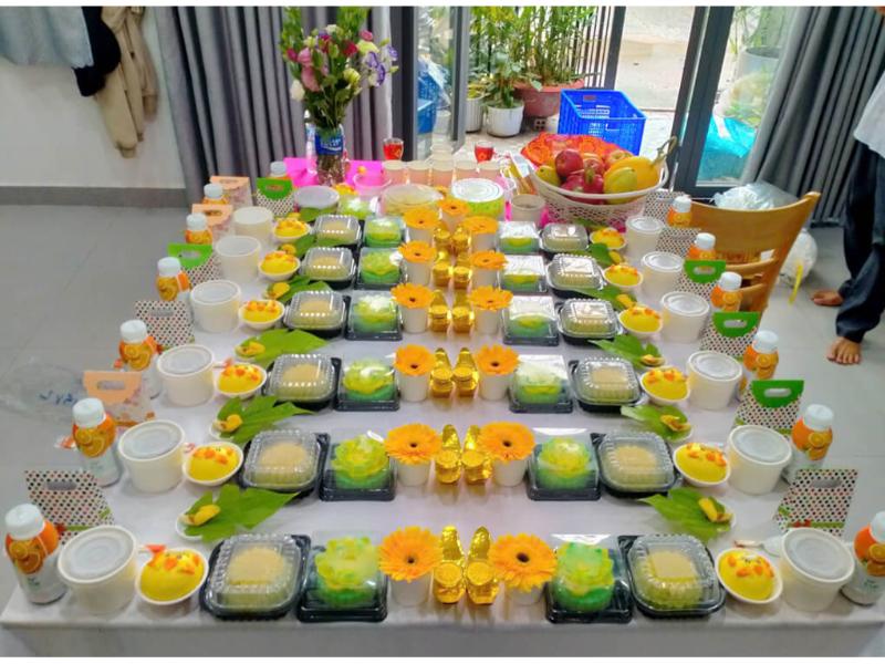 Hình ảnh mâm cúng đầy tháng bé trai 2