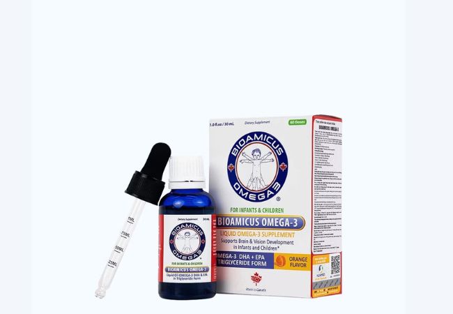 DHA cho bé dạng nhỏ giọt BioAmicus Omega-3 DHA
