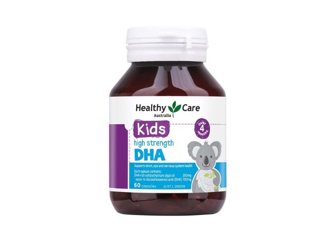 Healthy Care Kids High Strength là DHA cho bé được chiết xuất từ dầu tảo