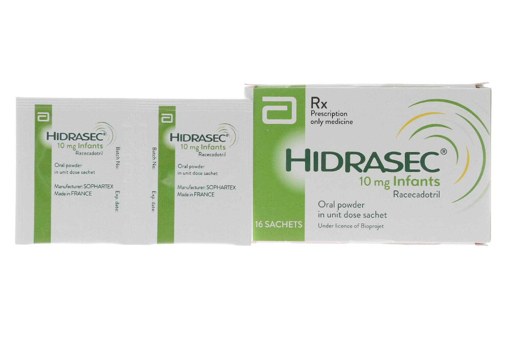 thuốc tiêu chảy trẻ em Hidrasec