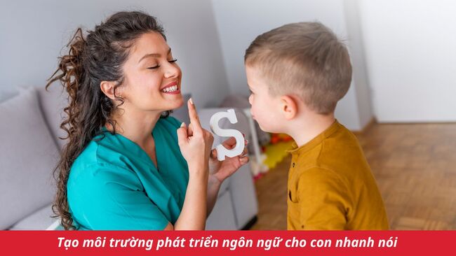 cách chữa trẻ chậm nói