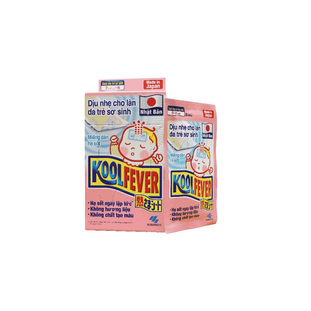 Miếng dán hạ sốt Koolfever dành cho trẻ sơ sinh