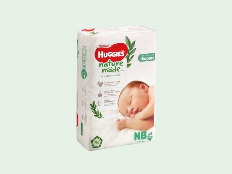 Tã dán Huggies Platinum Naturemade NB