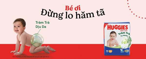 tã quần Huggies Skincare Tràm Trà Tự Nhiên