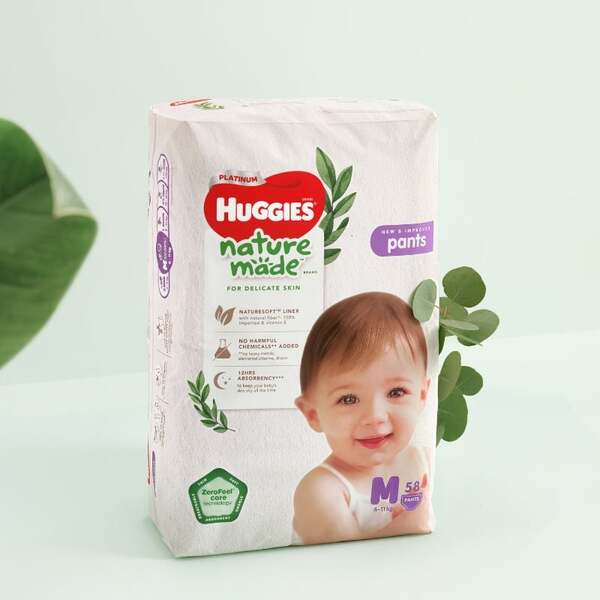 tã quần Huggies Platinum Nature Made