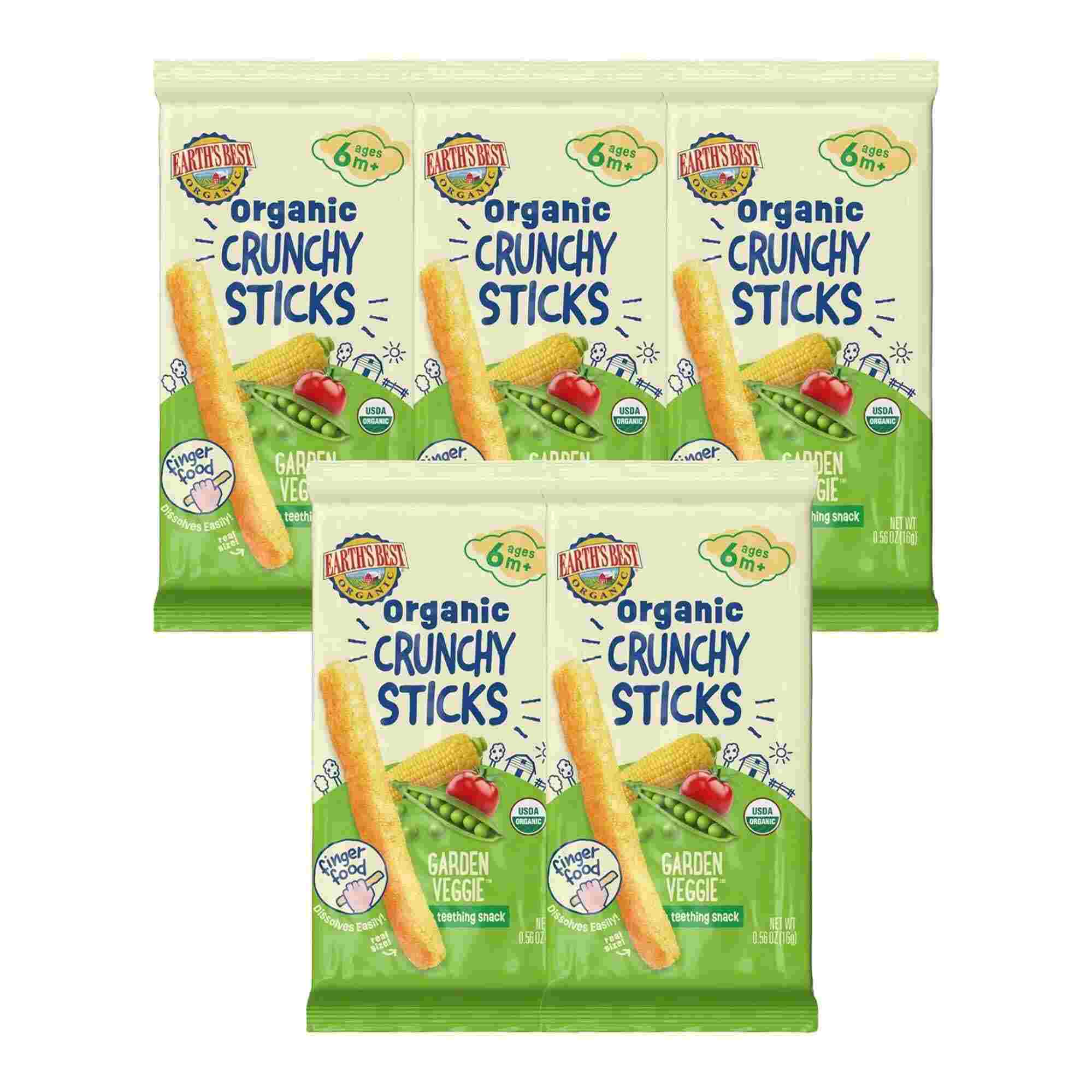 Bánh ăn dặm Earth's Best Organic Crunchy Sticks