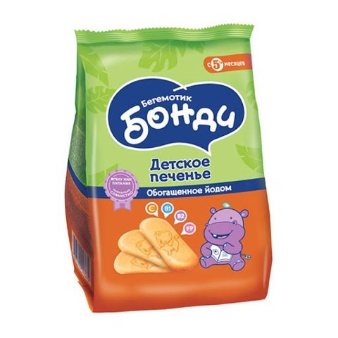 Bánh ăn dặm Begemotik Bondi của Nga
