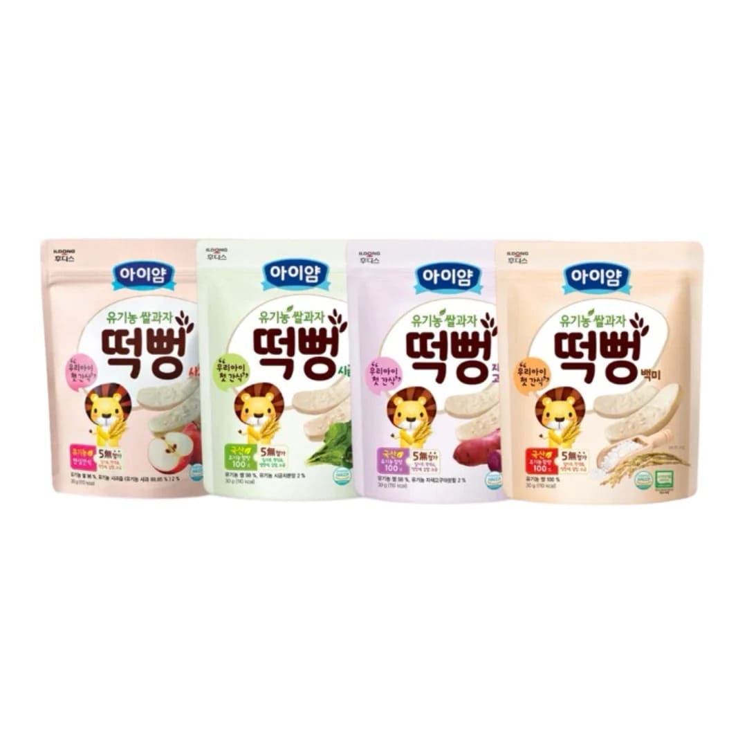 Bánh ăn dặm ILdong Hàn Quốc cho bé từ 6 tháng tuổi.