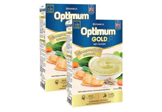 bột ăn dặm cho bé Optimum Gold