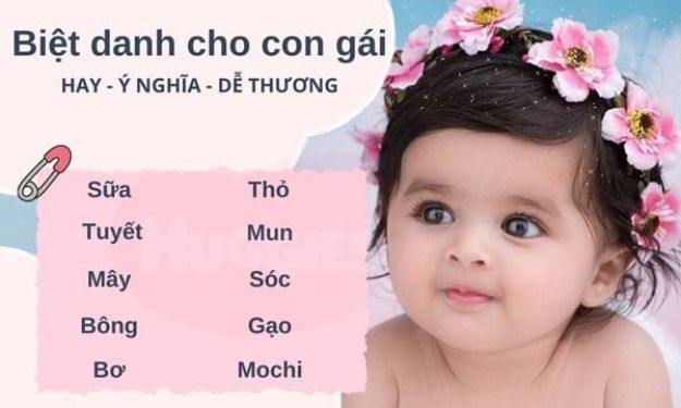 Đặt biệt danh hay cho con gái theo ngoại hình của bé