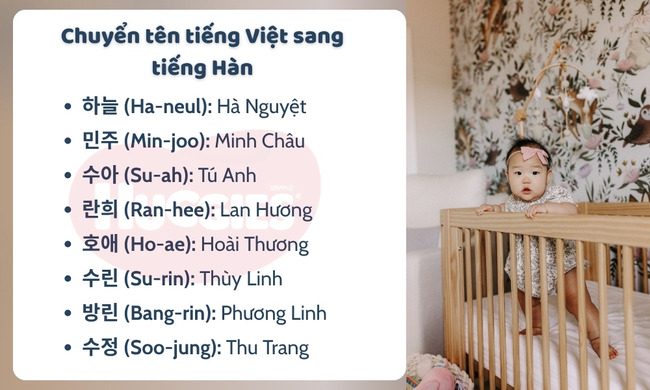 Chuyển tên tiếng Việt sang tiếng Hàn