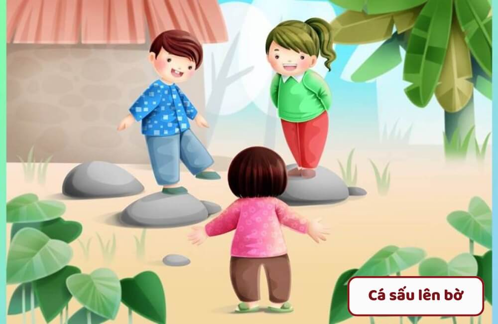 trò chơi cá sấu lên bờ