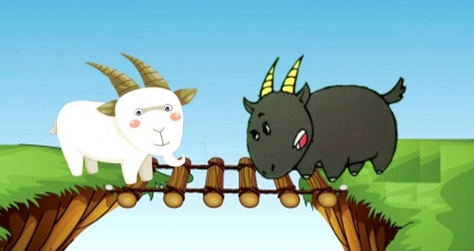 truyện ngắn Hai con dê qua cầu
