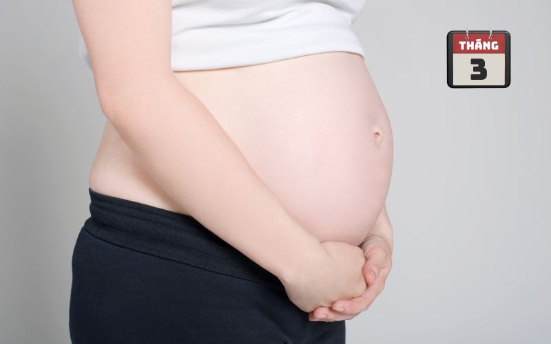 Hình ảnh bụng bầu 3 tháng (bụng bầu 12 tuần)