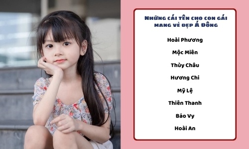 Đặt tên đẹp cho bé gái thể hiện sự xinh đẹp, dịu dàng