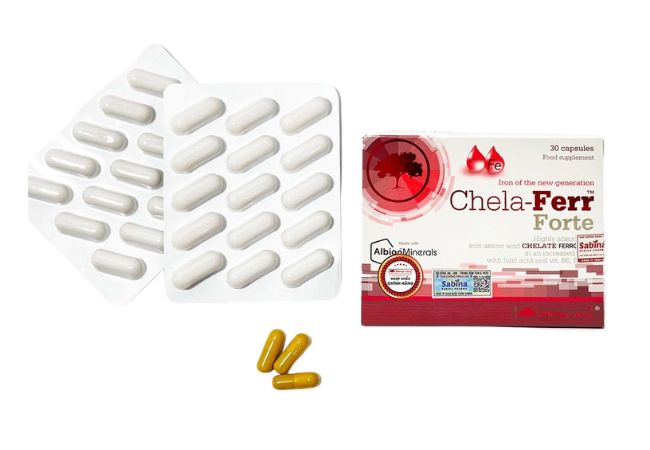 Sản phẩm bổ sung sắt Chela Ferr Forte