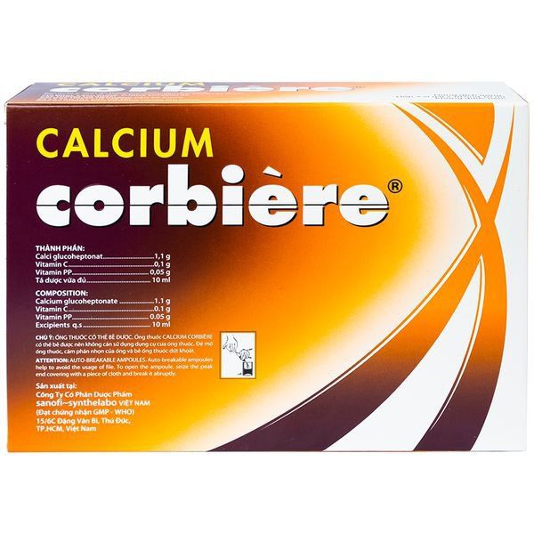 canxi cho bà bầu Calcium Corbiere