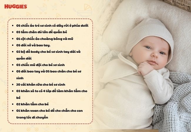 chuẩn bị đồ cho bé theo mùa