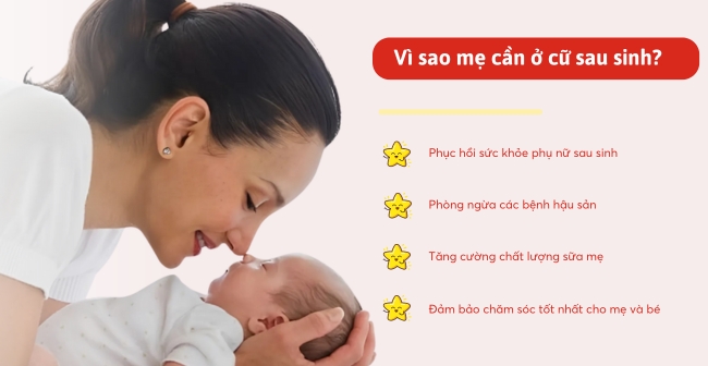 Tầm quan trọng của việc kiêng cữ sau sinh
